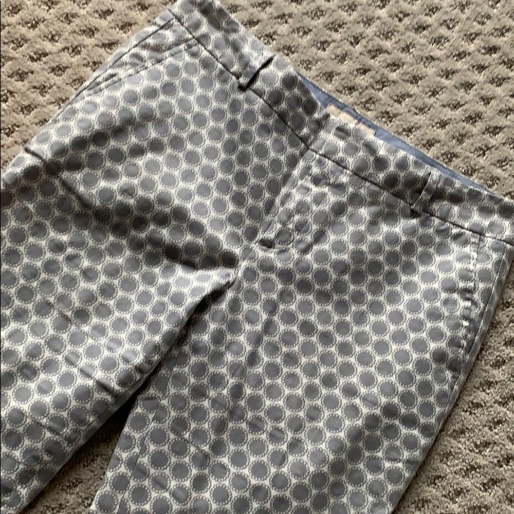 Patterned cotton pants